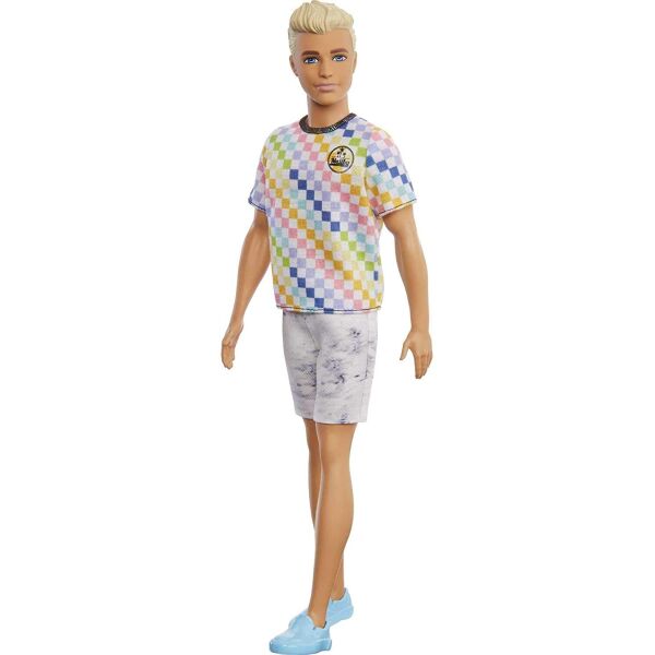 Кукла Кен Модник Barbie Ken Fashionistas Doll with Sculpted Blonde Hair Wearing a Surf-Inspired Checkered Shirt 174 GRB90
Кукла Кен Модник Barbie Ken Fashionistas Doll with Sculpted Blonde Hair Wearing a Surf-Inspired Checkered Shirt 174 GRB90