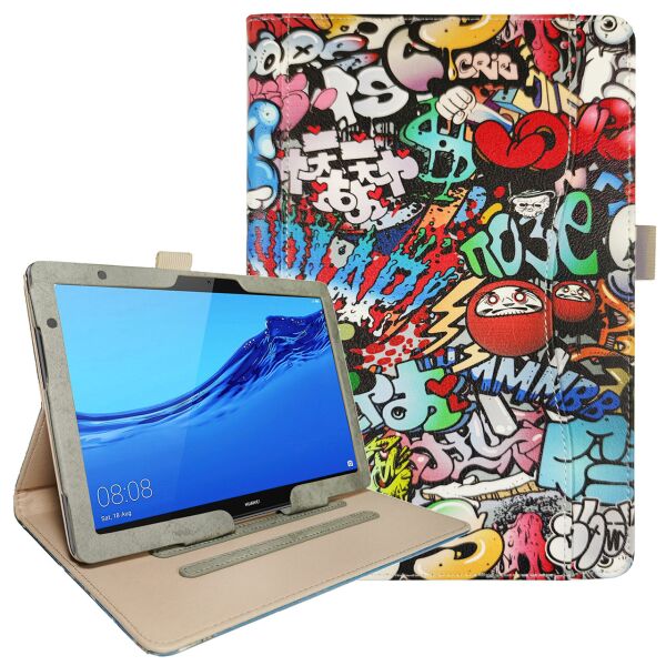Чехол Leather Painting Case для Huawei MediaPad M5 Lite / T5 10.1 (Wake / Sleep) Graffiti
Чехол Leather Painting Case для Huawei MediaPad M5 Lite / T5 10.1 (Wake / Sleep) Graffiti