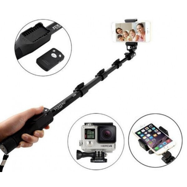 Трипод для телефона Yunteng YT-1288 Селфи-палка с пультом Bluetooth Монопод Черный
Трипод для телефона Yunteng YT-1288 Селфи-палка с пультом Bluetooth Монопод Черный