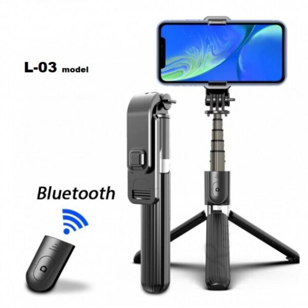 Селфи палка Selfie Stick L03 Монопод-штатив универсальный для смартфона камеры фотоаппарата с пультом
Селфи палка Selfie Stick L03 Монопод-штатив универсальный для смартфона камеры фотоаппарата с пультом
