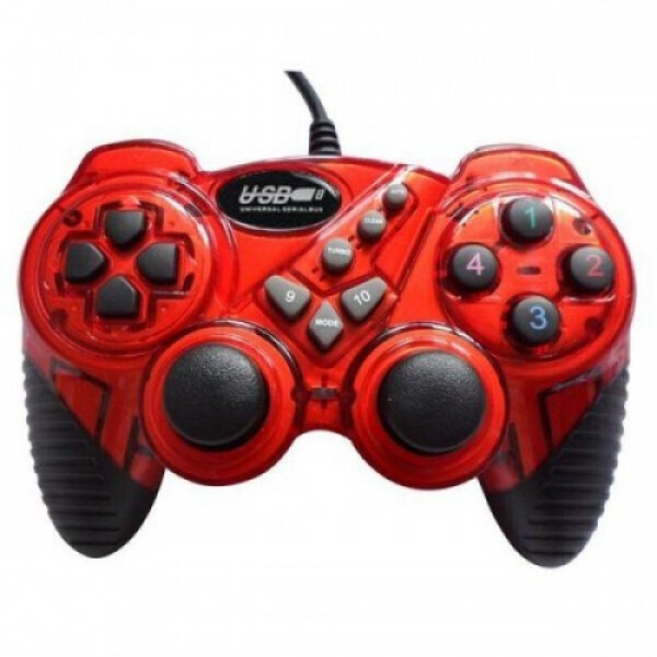 Игровой компьютерный джойстик WOW PC Game World 2 DJ-FHJ906 Вибро гейпад проводной для ПК Red
Игровой компьютерный джойстик WOW PC Game World 2 DJ-FHJ906 Вибро гейпад проводной для ПК Red