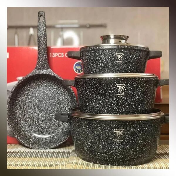 Набор кастрюль с крышками Top Kitchen TK00076 Кухонная посуда из мраморным антипригарным покрытием 7 предметов
Набор кастрюль с крышками Top Kitchen TK00076 Кухонная посуда из мраморным антипригарным покрытием 7 предметов