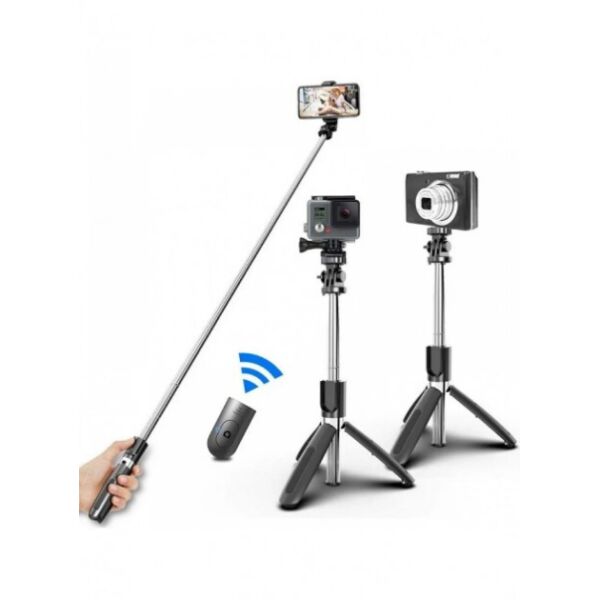 Селфи палка Selfie Stick L02 Монопод-штатив универсальный для смартфона камеры фотоаппарата с пультом
Селфи палка Selfie Stick L02 Монопод-штатив универсальный для смартфона камеры фотоаппарата с пультом