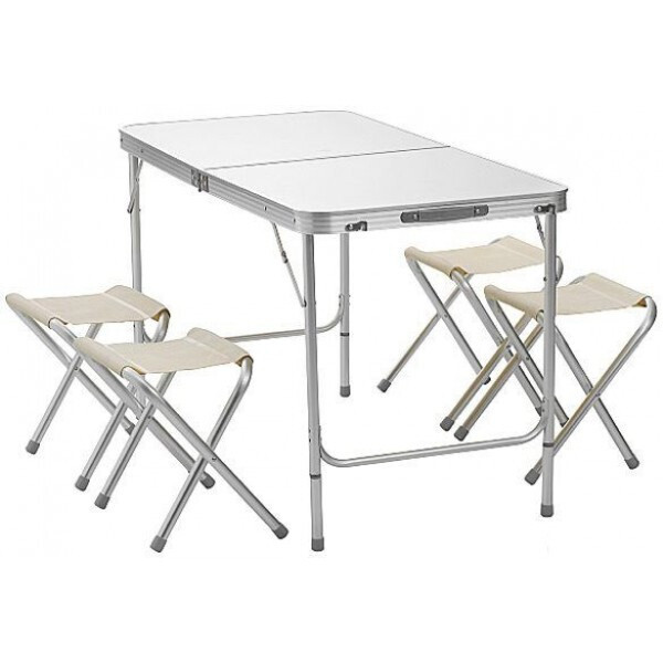 Стол раскладной Folding Table PLUS 120х70х60 см + 4 стула Комплект чемодан для пикника Белый
Стол раскладной Folding Table PLUS 120х70х60 см + 4 стула Комплект чемодан для пикника Белый