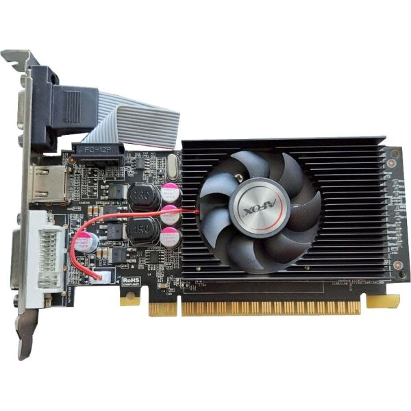 Видеокарта AFOX, GeForce GT610, 2Gb GDDR3, 64-bit, VGA/DVI/HDMI, 810/1000 MHz, Low Profile (AF610-2048D3L5)
Видеокарта AFOX, GeForce GT610, 2Gb GDDR3, 64-bit, VGA/DVI/HDMI, 810/1000 MHz, Low Profile (AF610-2048D3L5)