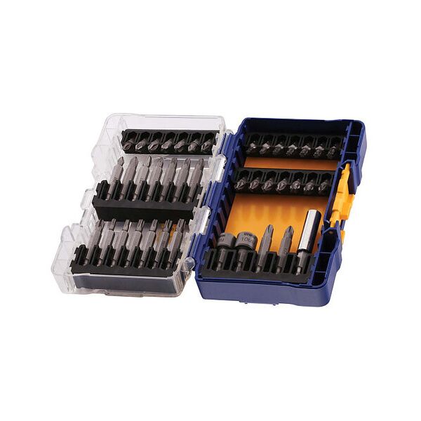 Набор бит 31шт, 1/4" /25мм : PH1х1 / PH2х5 / PH3х1 / Pz1х1 / Pz2х5 / Pz3х1 / T20х2 / T30х2 / SL6x1/S
Набор бит 31шт, 1/4" /25мм : PH1х1 / PH2х5 / PH3х1 / Pz1х1 / Pz2х5 / Pz3х1 / T20х2 / T30х2 / SL6x1/S