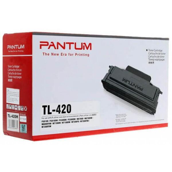 Картридж Pantum TL-420H к P3010DW P3300DN P3300DW M6700D M6700DW M6800FDW M7100DN M7100DW M7200FND M7200FDW
Картридж Pantum TL-420H к P3010DW P3300DN P3300DW M6700D M6700DW M6800FDW M7100DN M7100DW M7200FND M7200FDW