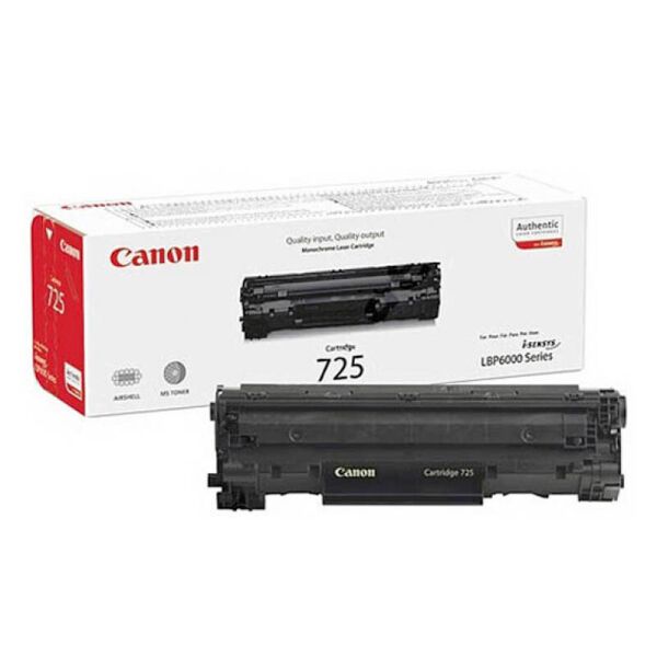Оригинальный картридж Canon 725 3484B002 к принтеру Canon F-158200 LBP 6000 B LBP 6020 LBP 6030 W MF3010
Оригинальный картридж Canon 725 3484B002 к принтеру Canon F-158200 LBP 6000 B LBP 6020 LBP 6030 W MF3010