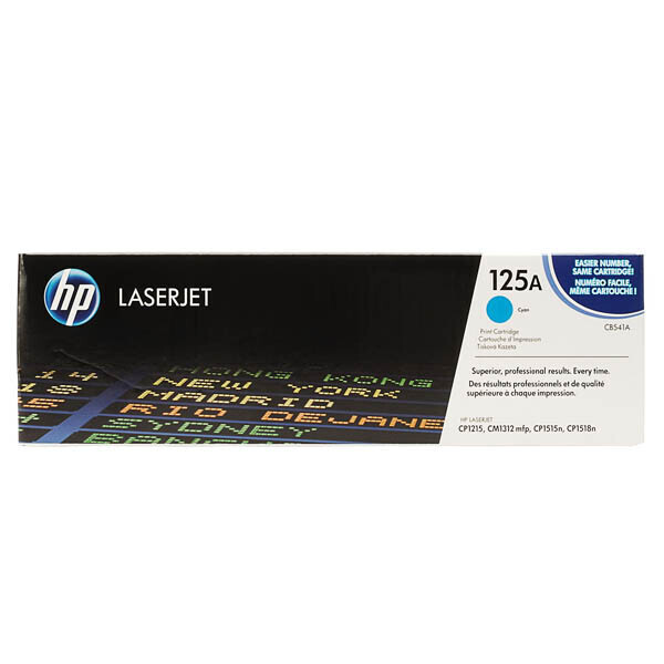 Оригинальный картридж HP 125A (CB541A) Cyan к принтеру HP Color LaserJet CM1312/CP1210/1215/1510/1515/1518
Оригинальный картридж HP 125A (CB541A) Cyan к принтеру HP Color LaserJet CM1312/CP1210/1215/1510/1515/1518