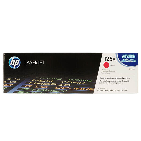 Оригинальный картридж HP 125A (CB543A) Magenta к принтеру HP Color LaserJet CM1312/CP1210/1215/1510/1515/1518
Оригинальный картридж HP 125A (CB543A) Magenta к принтеру HP Color LaserJet CM1312/CP1210/1215/1510/1515/1518