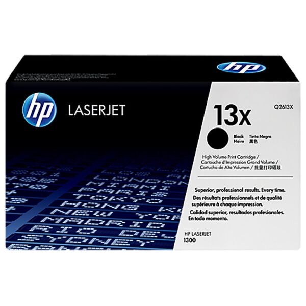 Оригинальный картридж HP 13X (Q2613X) для принтера HP LaserJet 1300, LaserJet 1300n, LaserJet 1300xi
Оригинальный картридж HP 13X (Q2613X) для принтера HP LaserJet 1300, LaserJet 1300n, LaserJet 1300xi