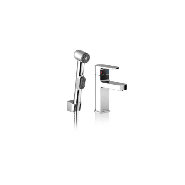 Смеситель для умывальника Ravak Chrome, CR 112.00 (с гигиеническим душем, без открывания стока) X070092
Смеситель для умывальника Ravak Chrome, CR 112.00 (с гигиеническим душем, без открывания стока) X070092