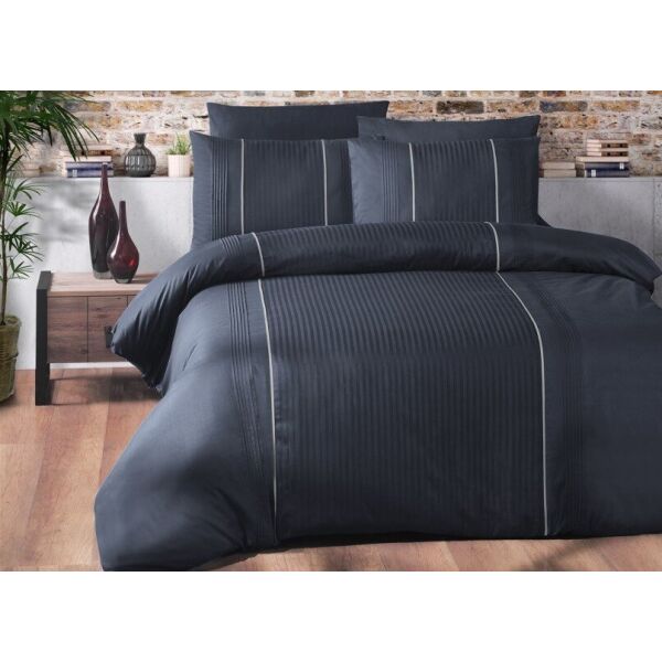 Постельное белье First Choice. Ranforce DARK Deluxe Elegant Deni-Евро