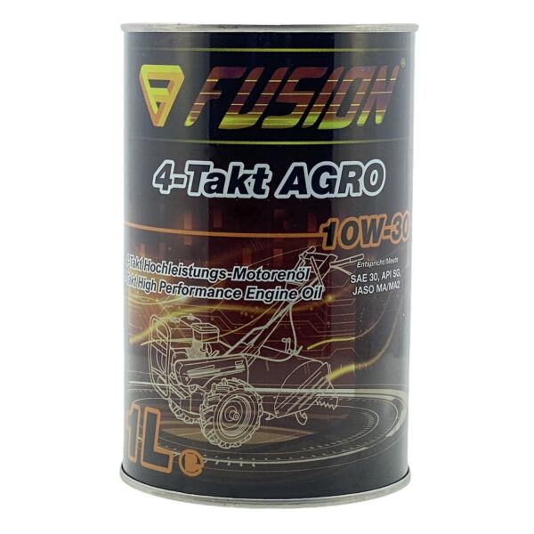 Моторное масло для мотоблоков FUSION 4-Таkt Agro 10W30 1L metal
Моторное масло для мотоблоков FUSION 4-Таkt Agro 10W30 1L metal
