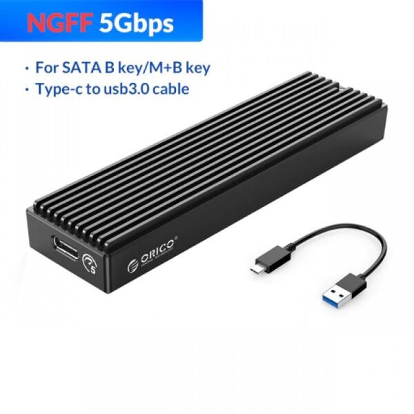 Внешний карман Orico M2PF-C3 для M.2 SSD NGFF (SATA M.2) / M.2 SSD SATA - USB 3.1 GEN2 Type-C Черного цвета (CN290047-M2PF-C3)
Внешний карман Orico M2PF-C3 для M.2 SSD NGFF (SATA M.2) / M.2 SSD SATA - USB 3.1 GEN2 Type-C Черного цвета (CN290047-M2PF-C3)
