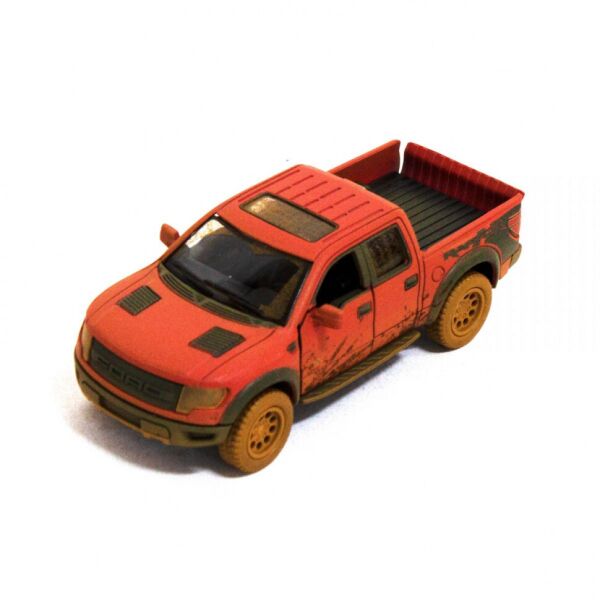 Детская модель машинки пикап Ford F-150 SVT Raptor-Supercrew Muddy Kinsmart KT5365WY инерционная, 1:46 (Red)
Детская модель машинки пикап Ford F-150 SVT Raptor-Supercrew Muddy Kinsmart KT5365WY инерционная, 1:46 (Red)