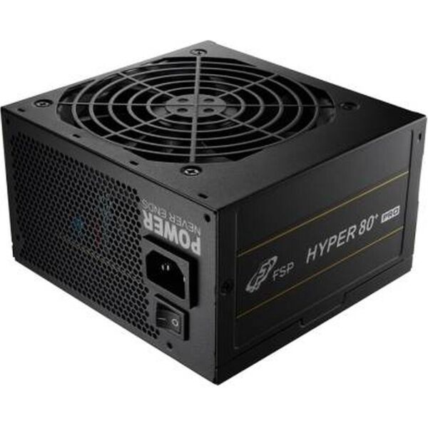 Блок питания 600W, FSP HYDRO PRO, Black, 120-мм, Active PFC, 80 PLUS BRONZE (HP2-600)