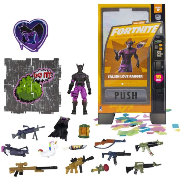 Фигурка Фортнайт с аксессуарами Торговый автомат Fortnite Fallen Love Ranger Jazwares FNT0405
Фигурка Фортнайт с аксессуарами Торговый автомат Fortnite Fallen Love Ranger Jazwares FNT0405