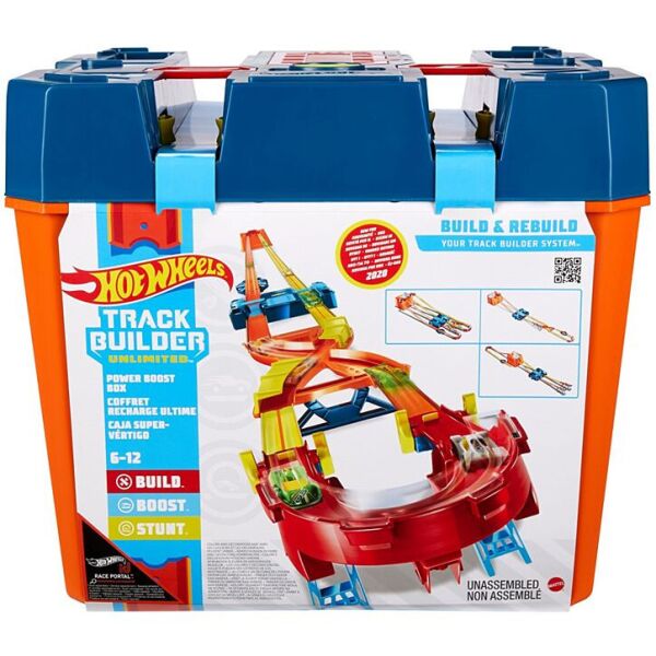 Трек Hot Wheels Электронный Игровой Бокс Hot Wheels Track Builder Unlimited Power Boost Box GNJ01
Трек Hot Wheels Электронный Игровой Бокс Hot Wheels Track Builder Unlimited Power Boost Box GNJ01