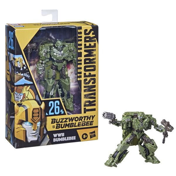 Трансформер Бамблби Вторая Мировая Война Studio Series 26 BB WWII Bumblebee Hasbro F1281
Трансформер Бамблби Вторая Мировая Война Studio Series 26 BB WWII Bumblebee Hasbro F1281