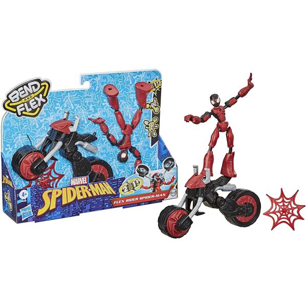 Фигурка Человек Паук с Мотоциклом Гнущаяся Bend and Flex Rider Spider-Man Hasbro F0236
Фигурка Человек Паук с Мотоциклом Гнущаяся Bend and Flex Rider Spider-Man Hasbro F0236