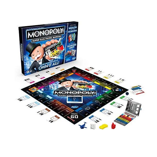 Настольная Игра Монополия с Банковскими Карточками Monopoly Electronic Banking Hasbro E8978
Настольная Игра Монополия с Банковскими Карточками Monopoly Electronic Banking Hasbro E8978