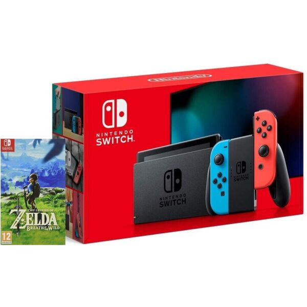 Игровая консоль Nintendo Switch Red and Blue Bundle (игра The Legend of Zelda Breath of the Wild)
Игровая консоль Nintendo Switch Red and Blue Bundle (игра The Legend of Zelda Breath of the Wild)