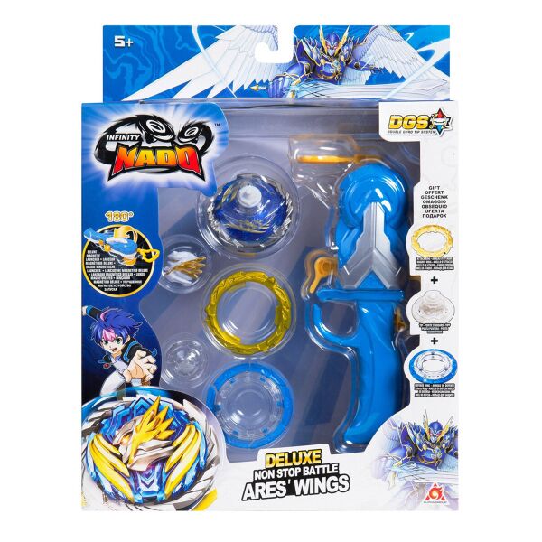 Волчок Auldey Infinity Nado V серия Advanced Ares 'Wings Крылья Ареса YW634401 (2000904598472)
Волчок Auldey Infinity Nado V серия Advanced Ares 'Wings Крылья Ареса YW634401 (2000904598472)