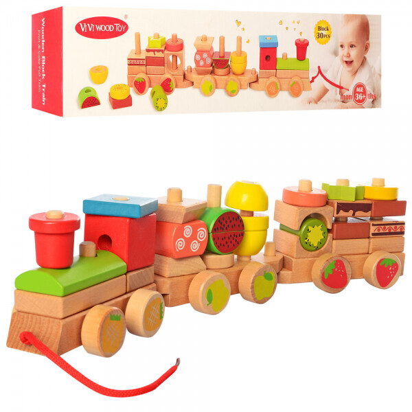 Деревянная игрушка Bambi Паровозик MD 2374
Деревянная игрушка Bambi Паровозик MD 2374