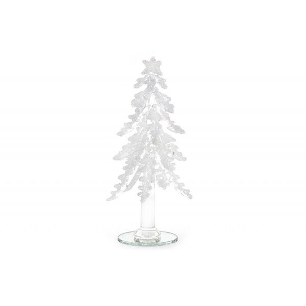 Декоративная стеклянная елка Bon 18см белая 172-184
Декоративная стеклянная елка Bon 18см белая 172-184