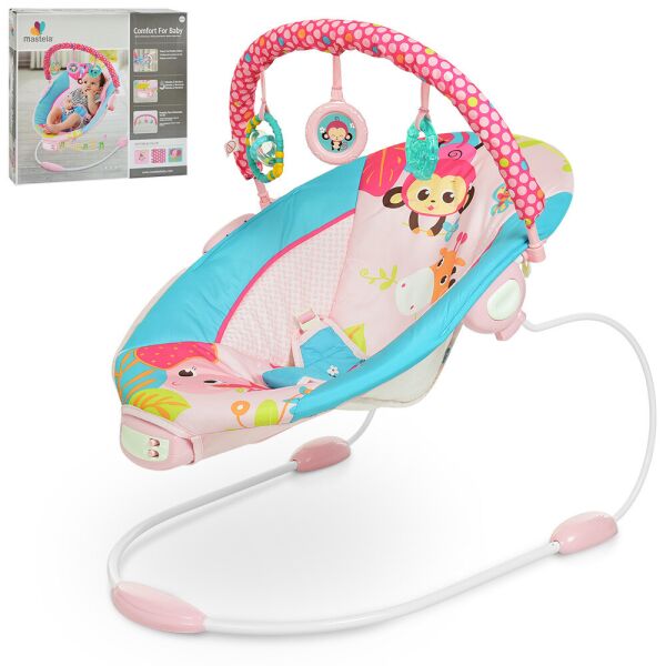 Шезлонг детский 6316 голубой MASTELA
Шезлонг детский 6316 голубой MASTELA