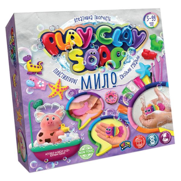 Набор креативного творчества "Пластилиновое мыло" Danko Toys PCS-01 Play Clay Soap, бол, укр, 8 цветов (Рыбка)
Набор креативного творчества "Пластилиновое мыло" Danko Toys PCS-01 Play Clay Soap, бол, укр, 8 цветов (Рыбка)