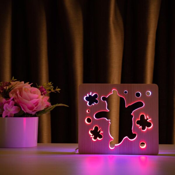 Светильник ночник ArtEco Light из дерева LED эко ночник Веселый медвеженок +с пультом и регулировкой цвета, двойной RGB (20412)
Светильник ночник ArtEco Light из дерева LED эко ночник Веселый медвеженок +с пультом и регулировкой цвета, двойной RGB (20412)