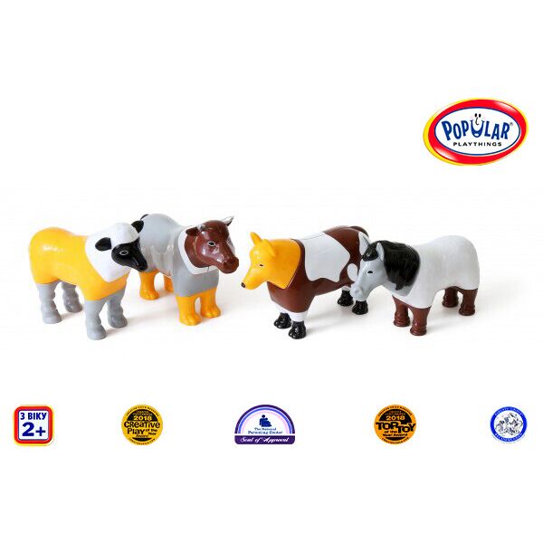 Конструктор для маленьких POPULAR Playthings Mix or Match Farm Animals фермерські тварини
Конструктор для маленьких POPULAR Playthings Mix or Match Farm Animals фермерські тварини