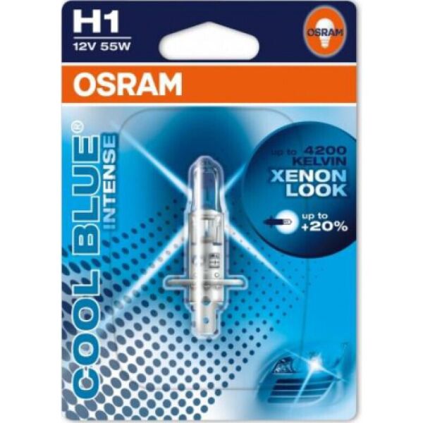 Авто лампа OSRAM H1 55W 12V +20% Оригинал с гарантией! Эффект ксенона! Cool Blue Intense P14.5S 10X1 Blister
Авто лампа OSRAM H1 55W 12V +20% Оригинал с гарантией! Эффект ксенона! Cool Blue Intense P14.5S 10X1 Blister