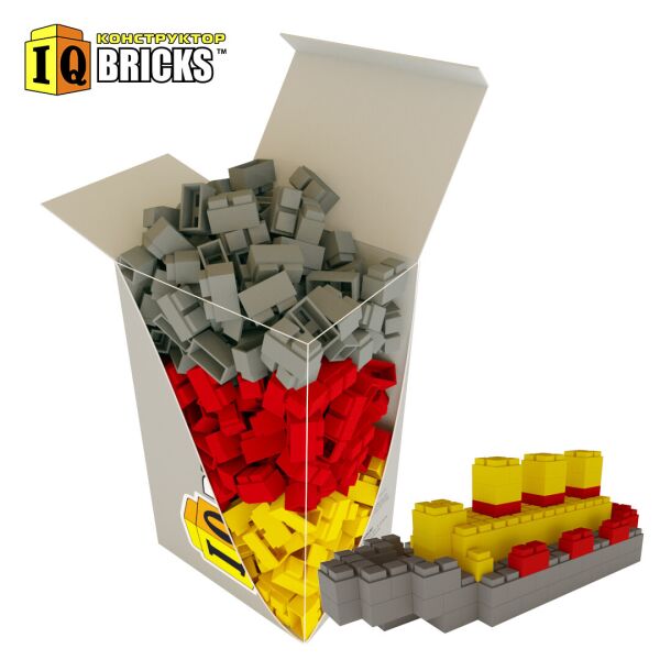 Конструктор IQ Bricks Дизайнерский 300шт развивающий блочный пластиковый кирпичики блоки аналог Лего Дупло
Конструктор IQ Bricks Дизайнерский 300шт развивающий блочный пластиковый кирпичики блоки аналог Лего Дупло