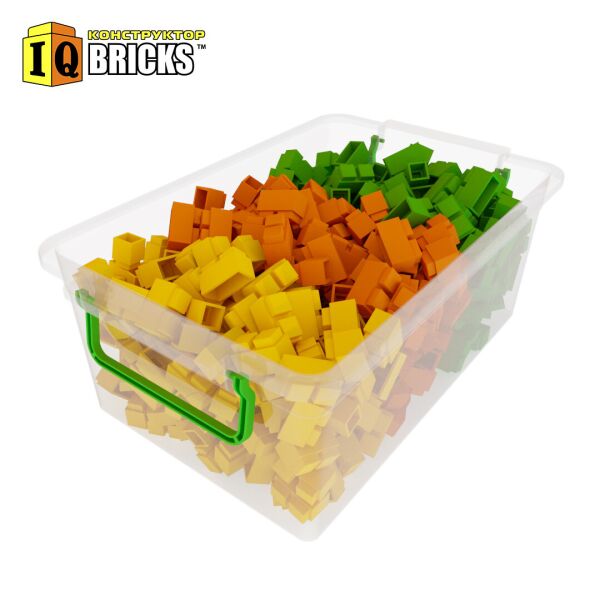 Конструктор IQ Bricks 600 дет набор Манго детский развивающий блочный пластиковый кирпичики блоки в боксе
Конструктор IQ Bricks 600 дет набор Манго детский развивающий блочный пластиковый кирпичики блоки в боксе