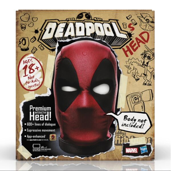 Интерактивная голова Дедпул Марвел 600 диалогов Legends Series Deadpool Premium Interactive Head Hasbro E6981
Интерактивная голова Дедпул Марвел 600 диалогов Legends Series Deadpool Premium Interactive Head Hasbro E6981
