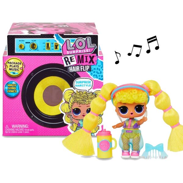 Кукла ЛОЛ Сюрприз Ремикс с Волосами и Музыкой LOL Surprise Remix Hair Flip Dolls MGA 566977
Кукла ЛОЛ Сюрприз Ремикс с Волосами и Музыкой LOL Surprise Remix Hair Flip Dolls MGA 566977