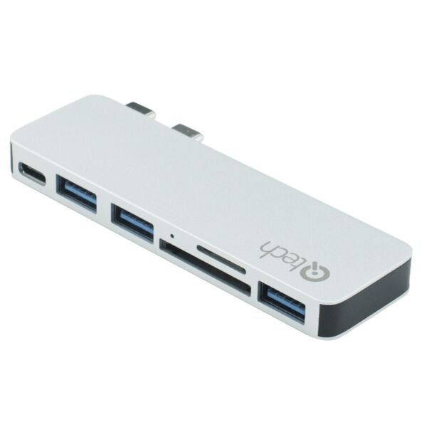 USB-хаб Qitech Aluminum Mini Type-C + Type-A + MicroSD + SD адаптер, переходник для Macbook Pro и Air Silver
USB-хаб Qitech Aluminum Mini Type-C + Type-A + MicroSD + SD адаптер, переходник для Macbook Pro и Air Silver