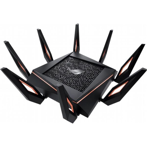 Беспроводной маршрутизатор Asus ROG Rapture (GT-AX11000) (AX11000, WiFi6, Tri-band, 1xGE WAN, 1x2,5GE LAN,4xGE LAN, 2xUSB 3.1,поддержка 3G/4G-модема, AiMesh, 8 внешних антенн)
Беспроводной маршрутизатор Asus ROG Rapture (GT-AX11000) (AX11000, WiFi6, Tri-band, 1xGE WAN, 1x2,5GE LAN,4xGE LAN, 2xUSB 3.1,поддержка 3G/4G-модема, AiMesh, 8 внешних антенн)