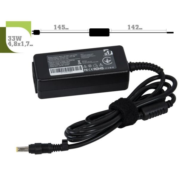 Блок питания 1StCharger для ноутбука Asus 9.5V 33W 3.5A 4.8х1.7мм + каб.пит. (AC1STAS33WD1)
Блок питания 1StCharger для ноутбука Asus 9.5V 33W 3.5A 4.8х1.7мм + каб.пит. (AC1STAS33WD1)
