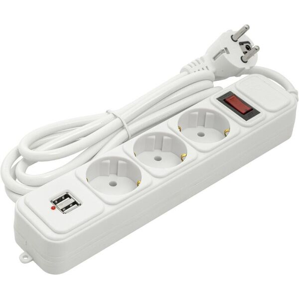 Фильтр питания PowerPlant JY-1054/1.8 (PPSA10M18S3U) 3 розетки, 2xUSB 2.1A, 1.8 м, белый
Фильтр питания PowerPlant JY-1054/1.8 (PPSA10M18S3U) 3 розетки, 2xUSB 2.1A, 1.8 м, белый