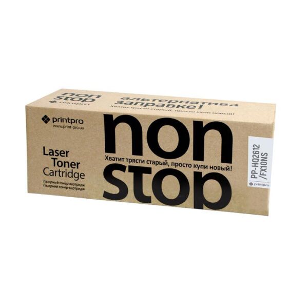Картридж PrintPro NonStop (PP-HQ2612/FX10NS) HP LJ 1010/Canon MF4018/4120 Black (аналог Q2612A/Canon FX10)
Картридж PrintPro NonStop (PP-HQ2612/FX10NS) HP LJ 1010/Canon MF4018/4120 Black (аналог Q2612A/Canon FX10)