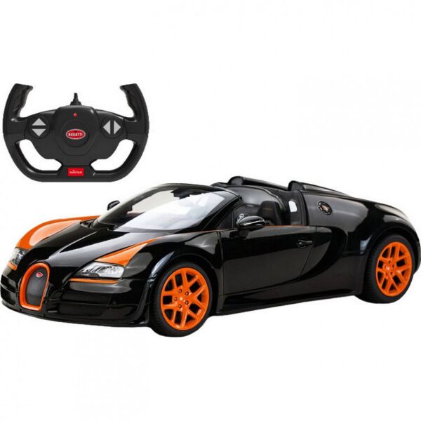 Машинка на радиоуправлении Bugatti Grand Sport Vitesse Rastar 70460 черный, 1:14
Машинка на радиоуправлении Bugatti Grand Sport Vitesse Rastar 70460 черный, 1:14