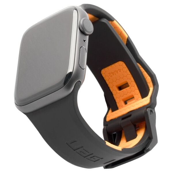 Ремешок для спортивных часов UAG Civilian Silicone Watch Strap for Apple Watch 42/44 mm (OEM) - black/orange
Ремешок для спортивных часов UAG Civilian Silicone Watch Strap for Apple Watch 42/44 mm (OEM) - black/orange