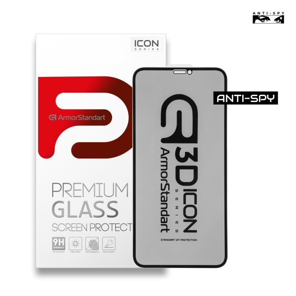Защитное стекло ArmorStandart Icon 3D Anti-spy для Apple iPhone 12/12 Pro Black (ARM57576)
Защитное стекло ArmorStandart Icon 3D Anti-spy для Apple iPhone 12/12 Pro Black (ARM57576)