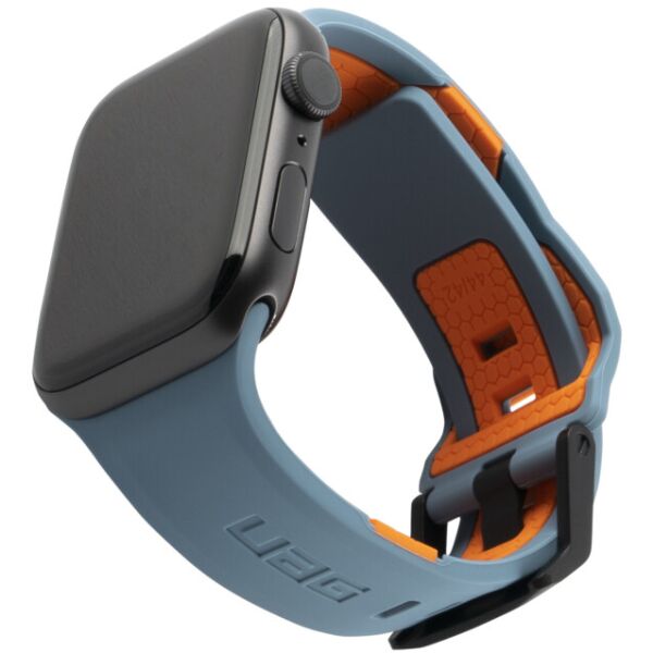 Ремешок для спортивных часов UAG Civilian Silicone Watch Strap for Apple Watch 38/40 mm (OEM) - slate/orange
Ремешок для спортивных часов UAG Civilian Silicone Watch Strap for Apple Watch 38/40 mm (OEM) - slate/orange