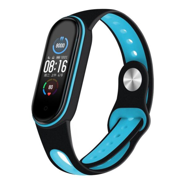Ремешок BeCover Sport Style для Xiaomi Mi Smart Band 5/Mi Smart Band 6 Black-Blue (705165) 
Ремешок BeCover Sport Style для Xiaomi Mi Smart Band 5/Mi Smart Band 6 Black-Blue (705165)