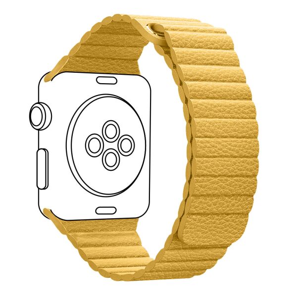 Ремешок для спортивных часов Armorstandart Leather Loop для Apple Watch 38mm/40mm Yellow (ARM57841)
Ремешок для спортивных часов Armorstandart Leather Loop для Apple Watch 38mm/40mm Yellow (ARM57841)